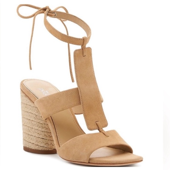 Botkier Alexia Suede Ankle Tie Sandals - Picture 5 of 9